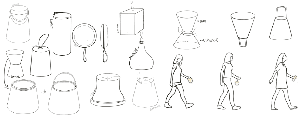 Cozy Lumen — Translating our design concept into sketches and form explorations