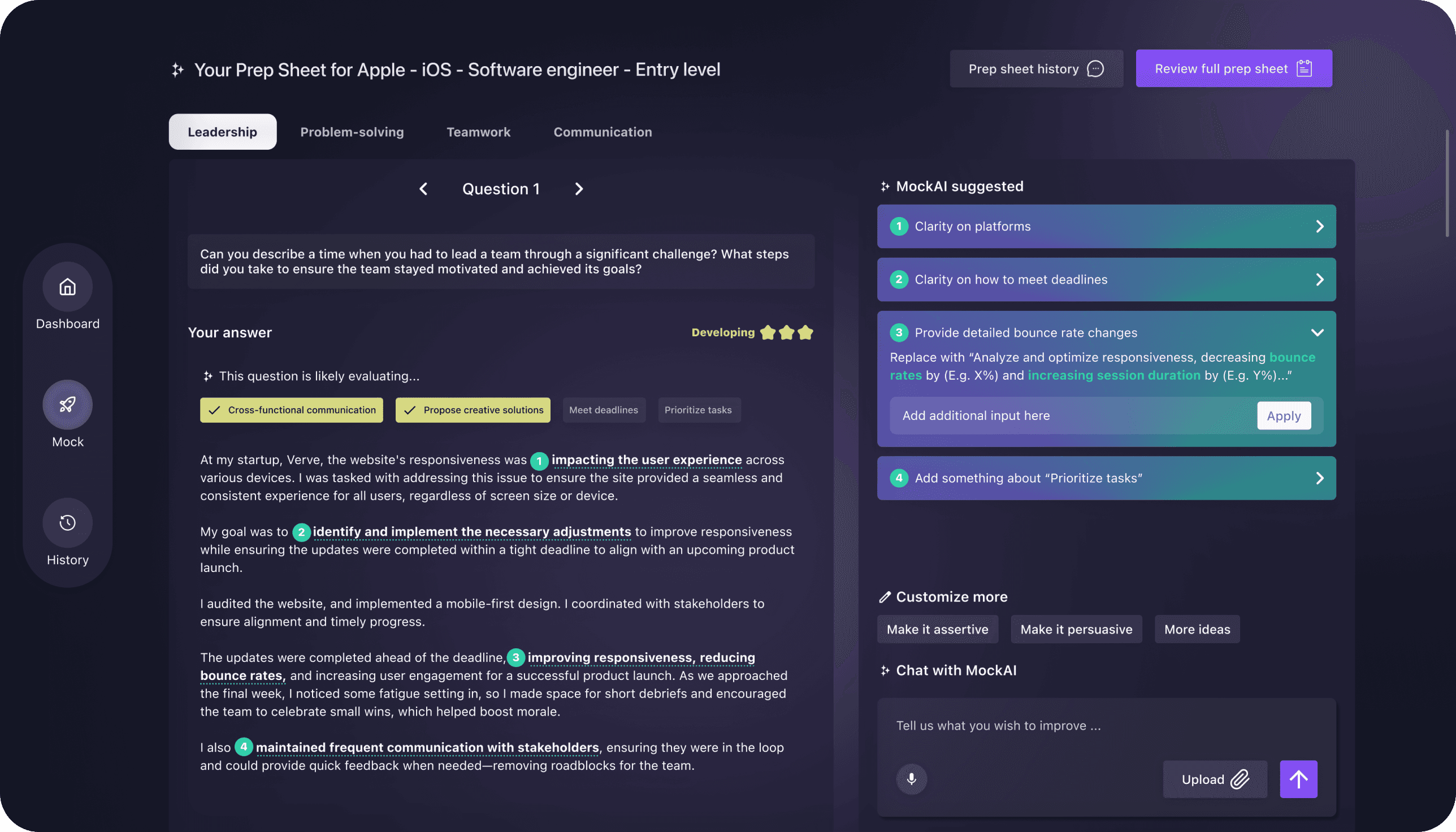 Mock AI — Build Confidence Through Interview Challenges